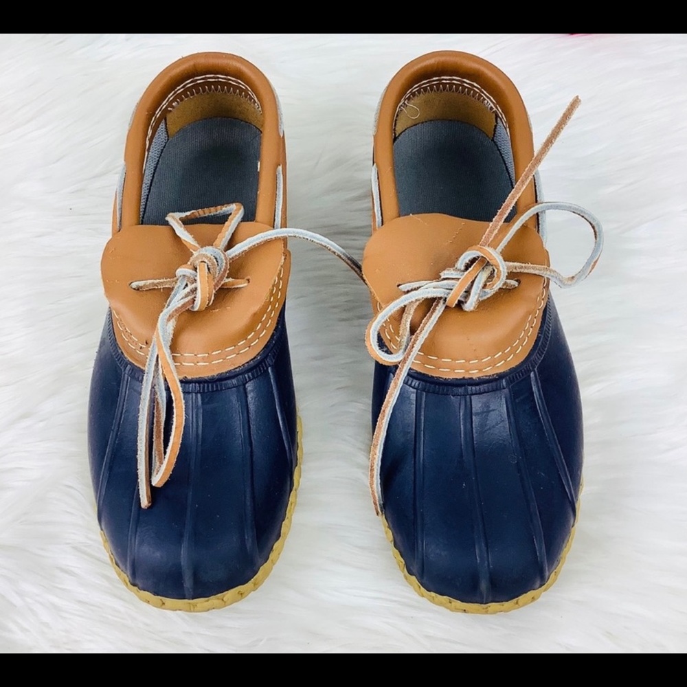 Women’s LL Bean Low Moc Rubber Duck Boots